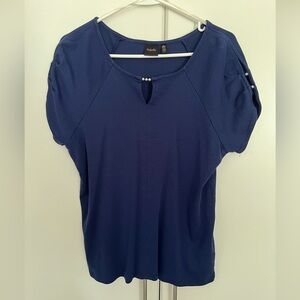 Rafaella Women's Blue Top Sz XL
